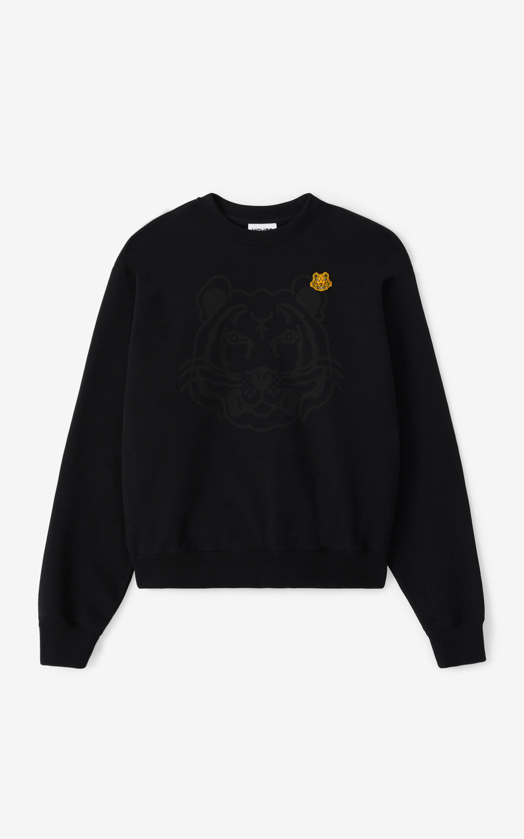 Sweatshirt Kenzo K Tiger Masculino - Pretas | 817BQUPWA